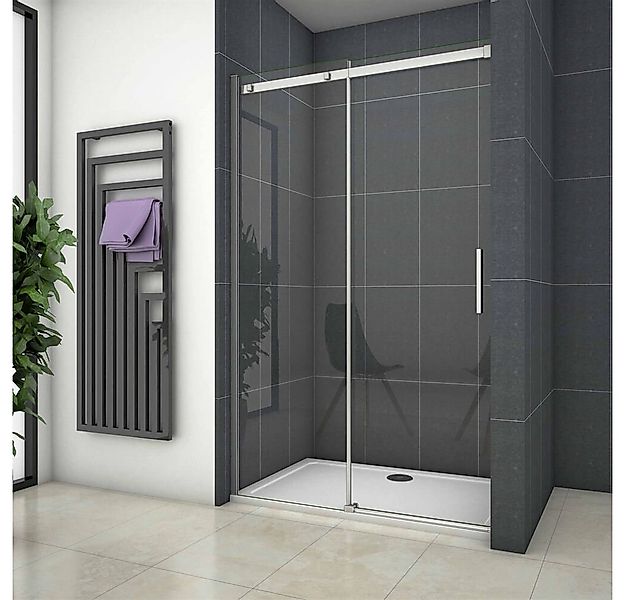duschspa Dusch-Schiebetür 195cm Schiebetür Nischentür Glastür Duschkabine k günstig online kaufen