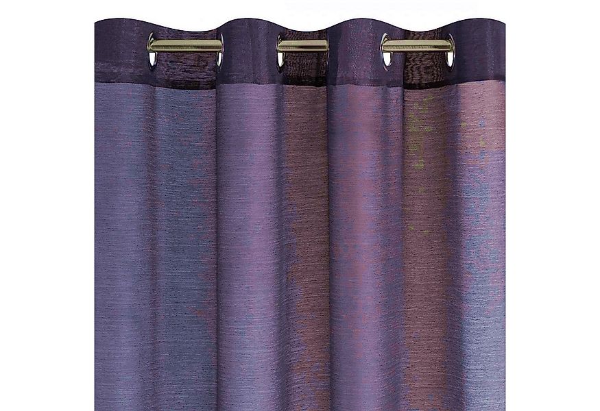 Eurofirany Gardine Rebecca Durchsichtige Vorhänge Blau Rosa Weiß 140x250 Ös günstig online kaufen