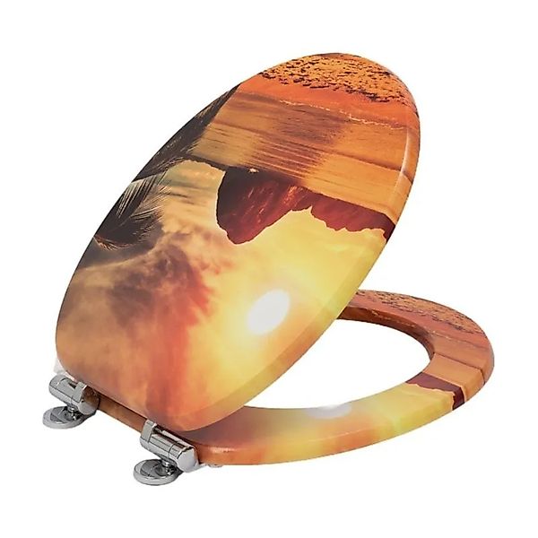 SINOBATH WC Sitz Mit Absenkautomatik MDF Holzkern H136 günstig online kaufen