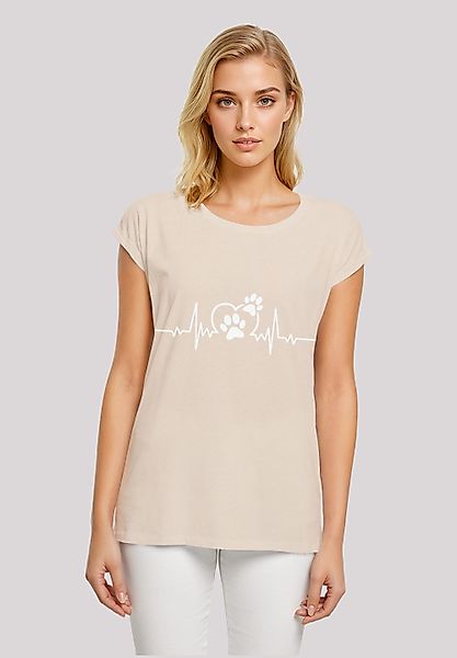 F4NT4STIC T-Shirt Herzschlag Hunde Liebe Premium günstig online kaufen