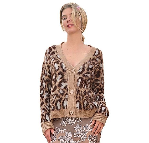 Miss Goodlife Cardigan MG13395 Leo allover – sand günstig online kaufen