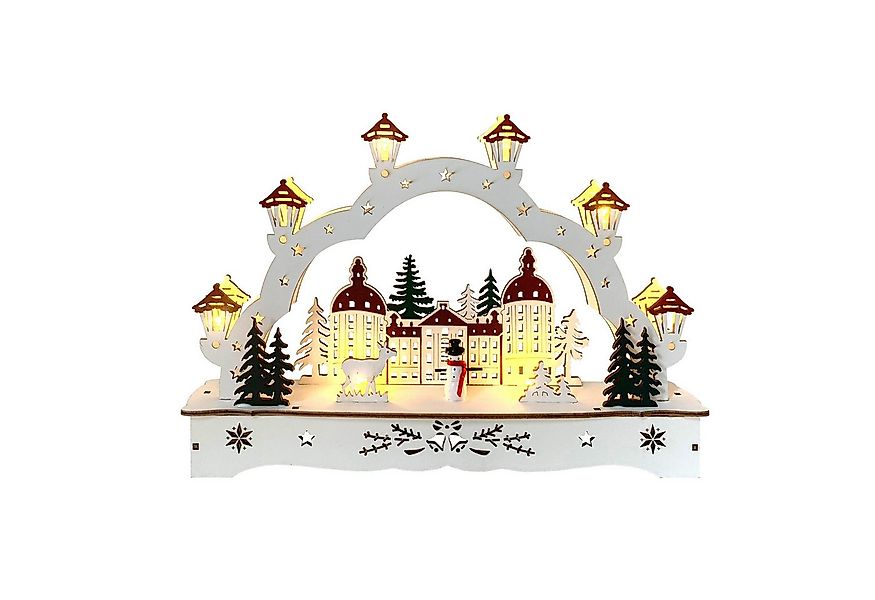 HTI-Living Schwibbogen Schwibbogen Winterschloss (1-tlg), Lichterbogen Weih günstig online kaufen