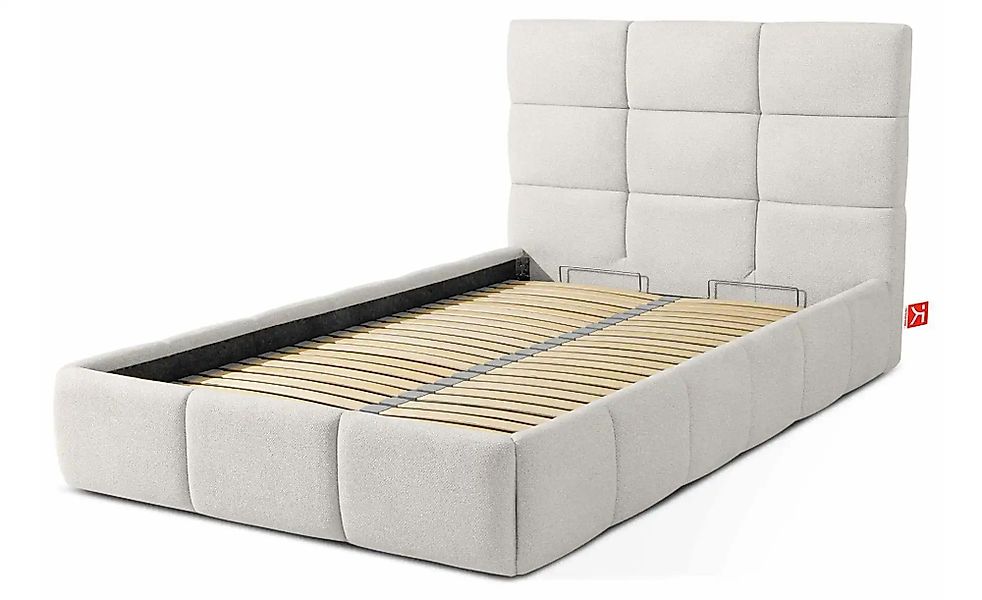 KONSIMO Polsterbett  Altos ¦ weiß ¦ Maße (cm): B: 136 H: 115 Betten > Polst günstig online kaufen