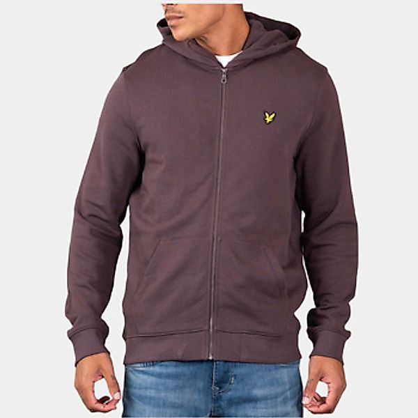 Lyle & Scott  Sweatshirt Zip through hoodie - espresso günstig online kaufen