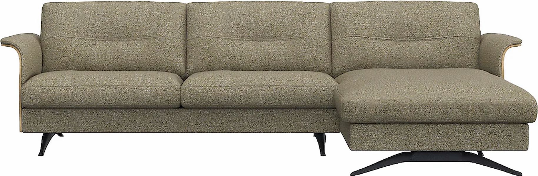 FLEXLUX Ecksofa "Glow, super bequem durch hochwertigem Sitzaufbau mit Feder günstig online kaufen