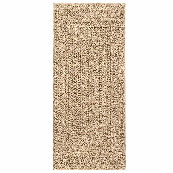 vidaXL Teppich ZIZUR 80x200 cm Jute-Optik Indoor und Outdoor 4006151 günstig online kaufen