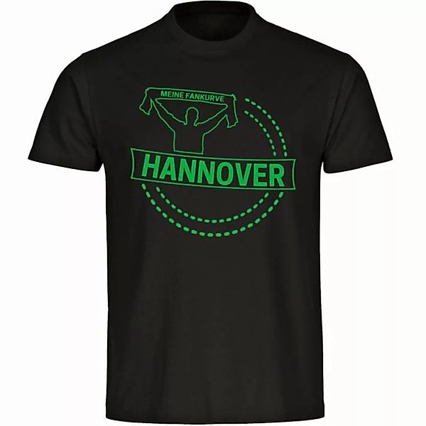 multifanshop T-Shirt Herren Hannover - Meine Fankurve - Männer günstig online kaufen