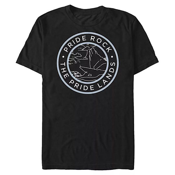 Disney - Der König der Löwen - Pride Lands Pride Rock Badge - Männer T-Shir günstig online kaufen
