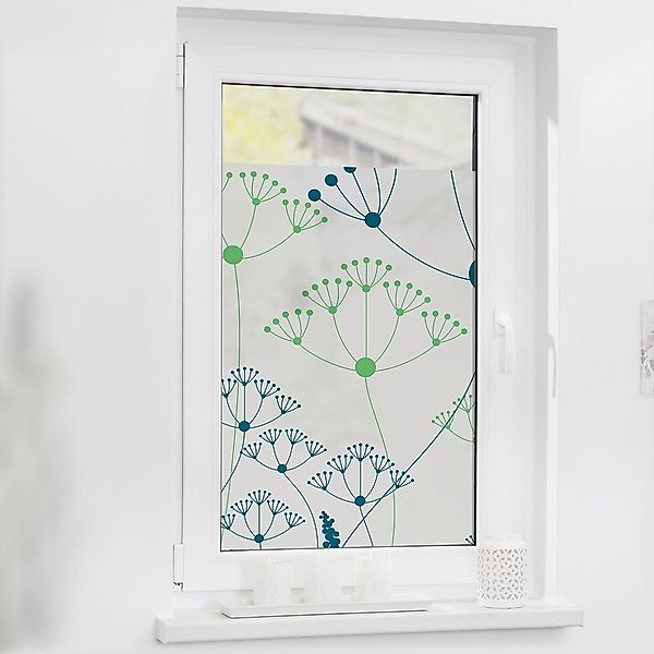 LICHTBLICK ORIGINAL Fensterfolie "Wiese", 1 St., blickdicht, strukturiertKl günstig online kaufen