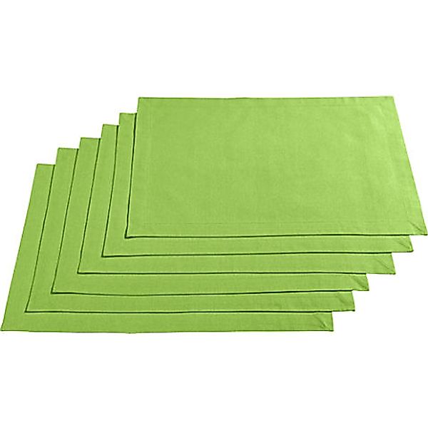 REDBEST Platzset Tischset "Seattle" 6er-Pack, Baumwolle Uni günstig online kaufen