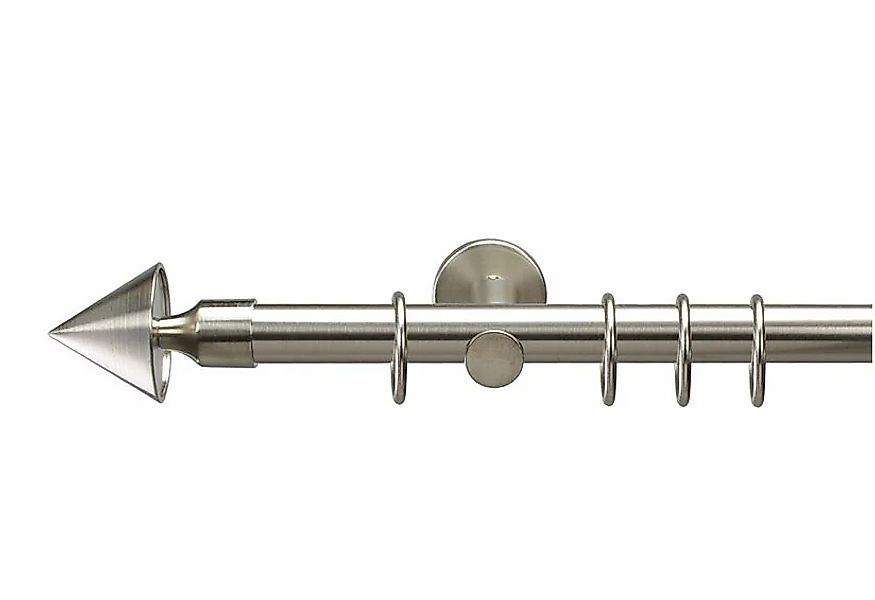 Liedeco Gardinenstange "Kegel" Ø 20 mm 1 läufig-läufig Fixmaß günstig online kaufen