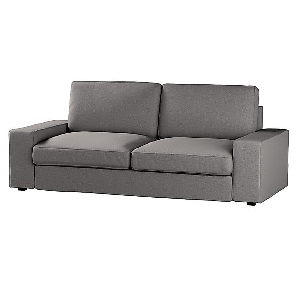 Bezug für Kivik 3-er Bettsofa, dunkelgrau, Kivik 3-er Bettsofabezug, Edinbu günstig online kaufen