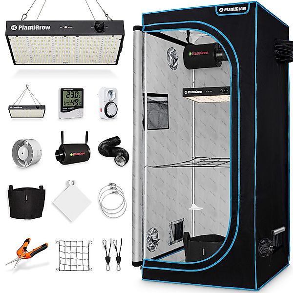PlantiGrow Gewächshaus PlantiGrow Growbox Komplettset – günstig online kaufen