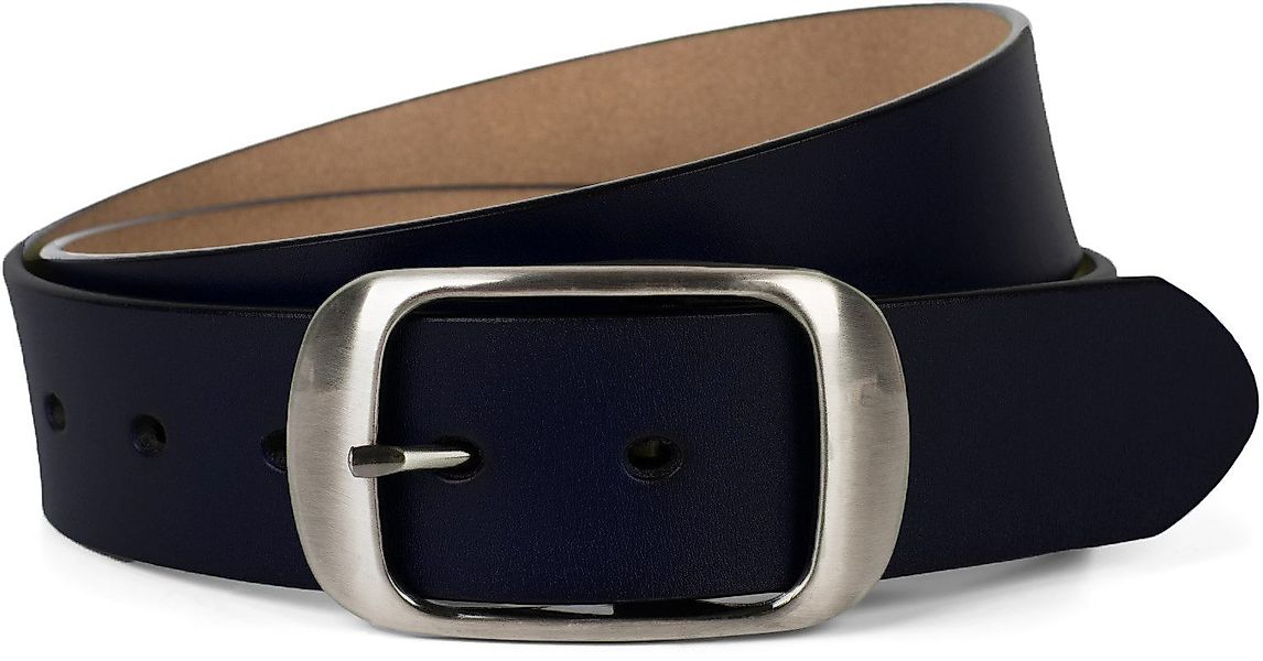 styleBREAKER Ledergürtel Unisex Leder Gürtel Unifarben günstig online kaufen