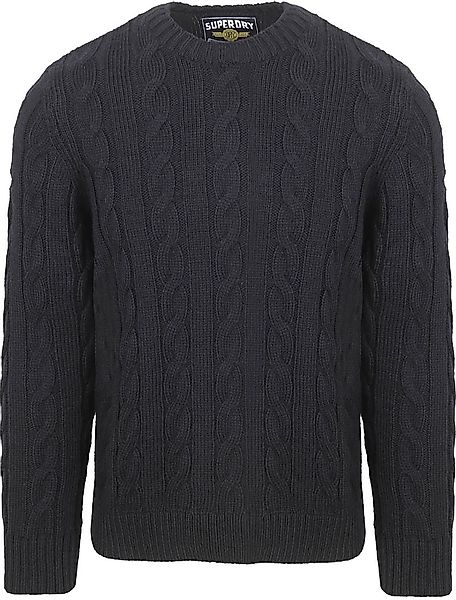 Superdry Pullover Jacob Cable Navy - Größe L günstig online kaufen