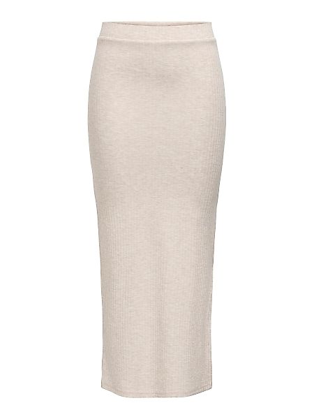ONLY Sommerrock Geripptes Strickdesign, elegante Midi-Länge günstig online kaufen