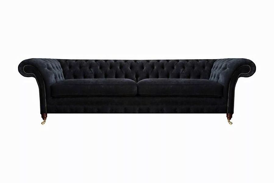 JVmoebel 2-Sitzer Luxuriöser Chesterfield Polster Zweisitzer Designer Stoff günstig online kaufen