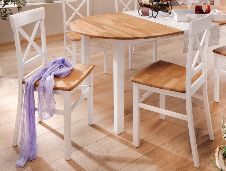 Home affaire Esstisch »Time Massivholz FSC Holztisch« Durchmesser 120 cm, m günstig online kaufen