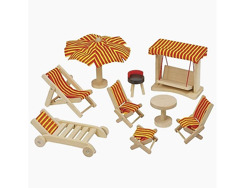 goki Puppenhaus Puppengartenmöbel, (bestehend aus 9 Teilen, 9-tlg., spar se günstig online kaufen