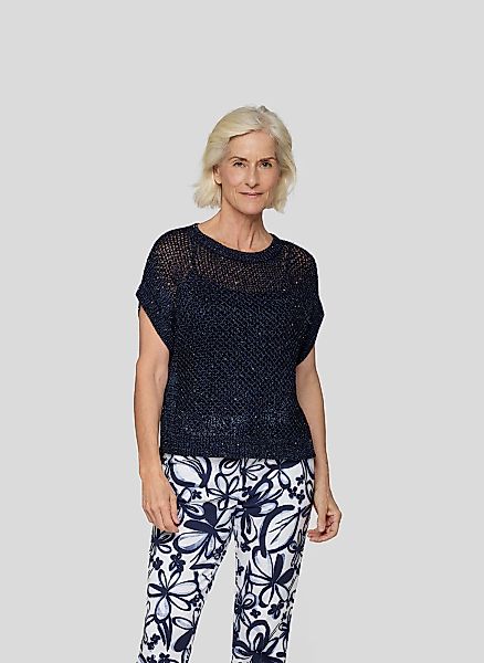Rabe Strickpullover "Rabe Pullover im Grobstrick mit Glanzgarn" günstig online kaufen