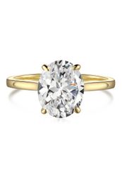 BRELLATO Solitärring Damen Cocktailring Großer Zirconia günstig online kaufen