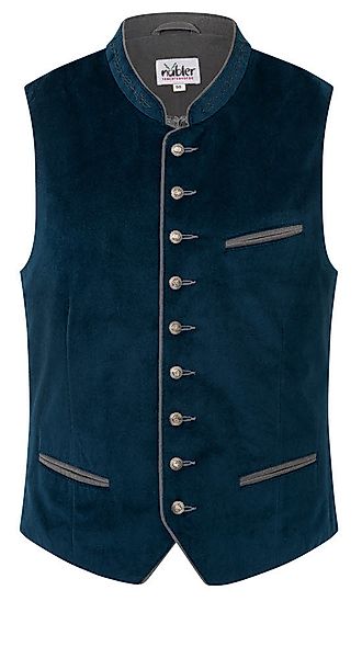 Nübler Trachtenweste "Trachtengilet Kurt" 1 Blau günstig online kaufen
