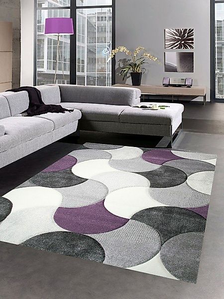 Carpetia Teppich Designer Teppich Wohnzimmerteppich Kurzflor günstig online kaufen