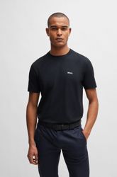 BOSS GREEN Rundhalsshirt Tee mit gummiertem günstig online kaufen