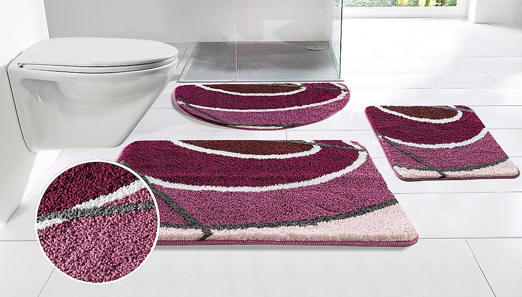my home Badematte Juna mit Muster, günstig online kaufen