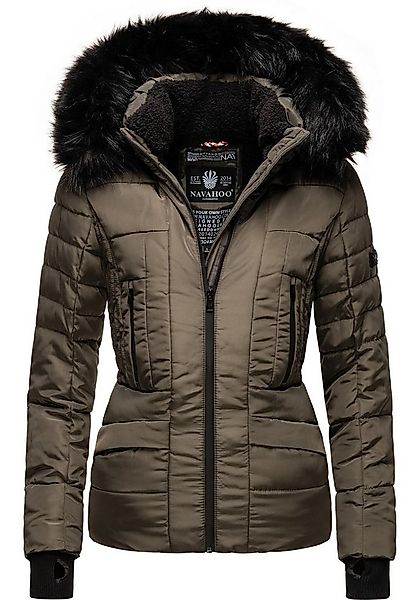 Navahoo Steppjacke Adele hochwertige Winterjacke mit edler Kunstfell- Kapuz günstig online kaufen