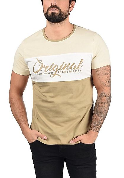 Blend Rundhalsshirt BHNero T-Shirt mit Streifen und Print günstig online kaufen