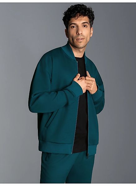 Trigema Sweatjacke "TRIGEMA Collegejacke in weicher Sweat-Qualität" 1 Stk. günstig online kaufen