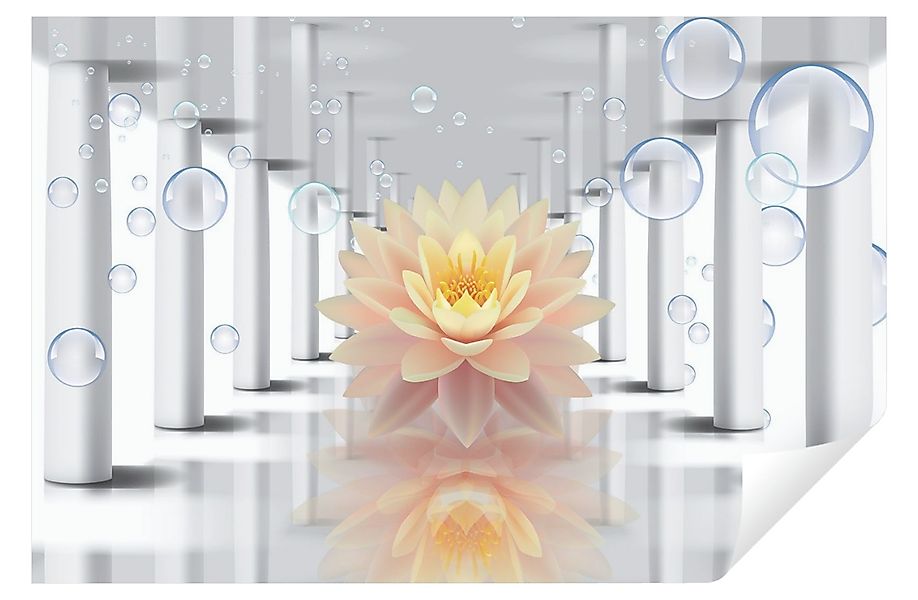 Wallarena Fototapete 3D EFFEKT Blumen Tunnel günstig online kaufen