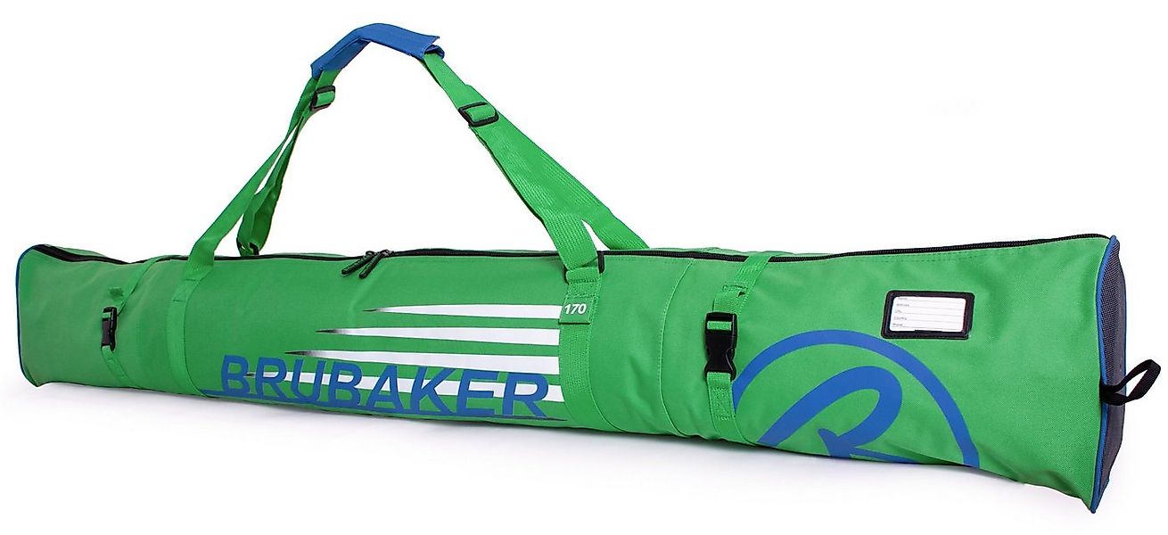 BRUBAKER Skitasche Carver Champion Ski Tasche - Grün (Skibag für Skier und günstig online kaufen