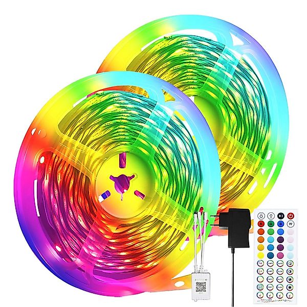 ZMH LED-Streifen RGB einstellbar mit Fernbedienung günstig online kaufen
