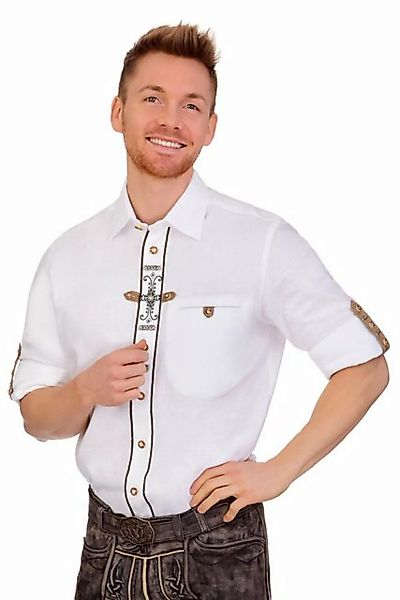 orbis Trachtenhemd Trachtenhemd - OSSIAN - weiß günstig online kaufen