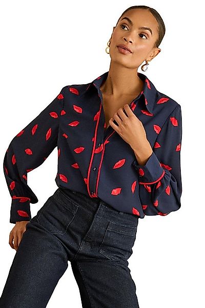 Love & Roses Langarmhemd Love & Roses Langarmshirt mit Stickerei (1-tlg) günstig online kaufen