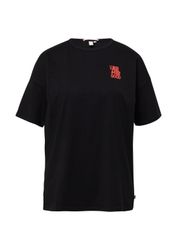 QS Kurzarmshirt T-Shirt Boyfriend-Shirt mit Front- günstig online kaufen