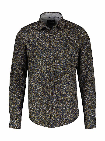 LERROS Langarmhemd "Poplin-Stretchhemd mit AOP" günstig online kaufen