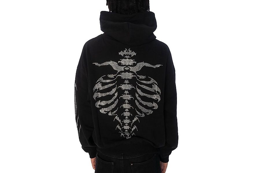 Favela Hoodie Hoodie Favela Ribcage Rhinestone (1-tlg) günstig online kaufen