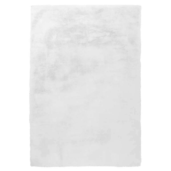 Teppich aus Kunstfell Weiß günstig online kaufen