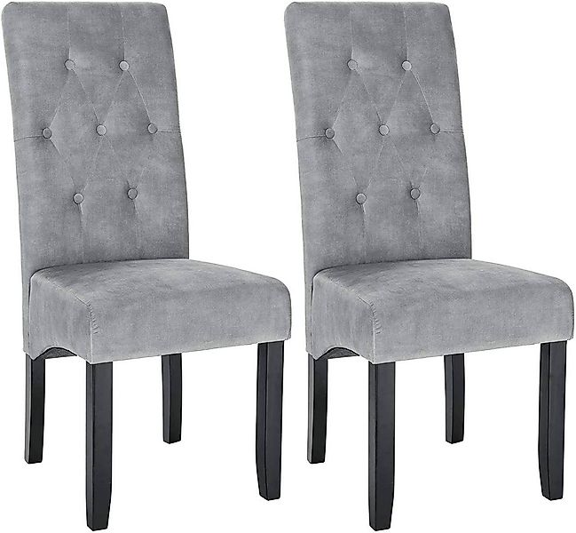 Woltu Esszimmerstuhl (Set, 2 St), Küchenstuhl Lehnstuhl, aus Massivholz günstig online kaufen