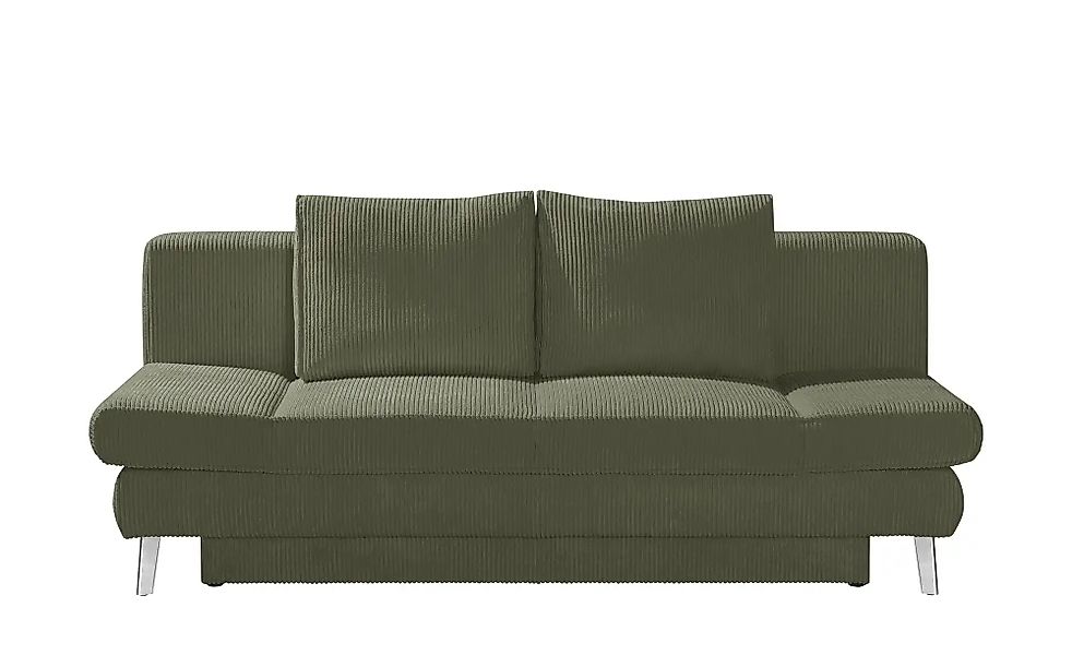 Schlafsofa mit Bettkasten Sidney ¦ grün ¦ Maße (cm): B: 200 H: 85 T: 90.0 P günstig online kaufen
