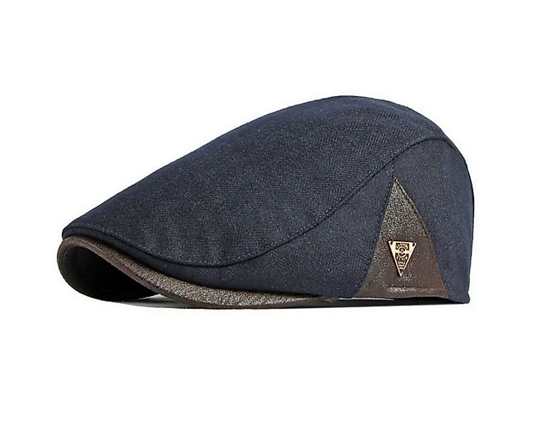 Sporty Flat Cap Flat Cap Klassik Schirmmütze mit Schirm Schiebermütze günstig online kaufen