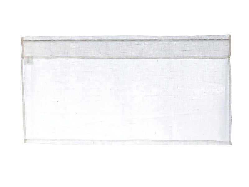 beties Scheibengardine Leinen (1 St), Stangendurchzug, halbtransparent, 100 günstig online kaufen