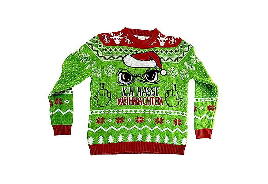 TOPCENT Weihnachtspullover Der Muffel – Weihnachtspullover Damen „Ich hasse günstig online kaufen