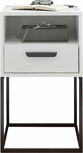 Schlafkontor Nachtkommode "Cudro Nachttisch auf Fußgestell" mit einem offen günstig online kaufen