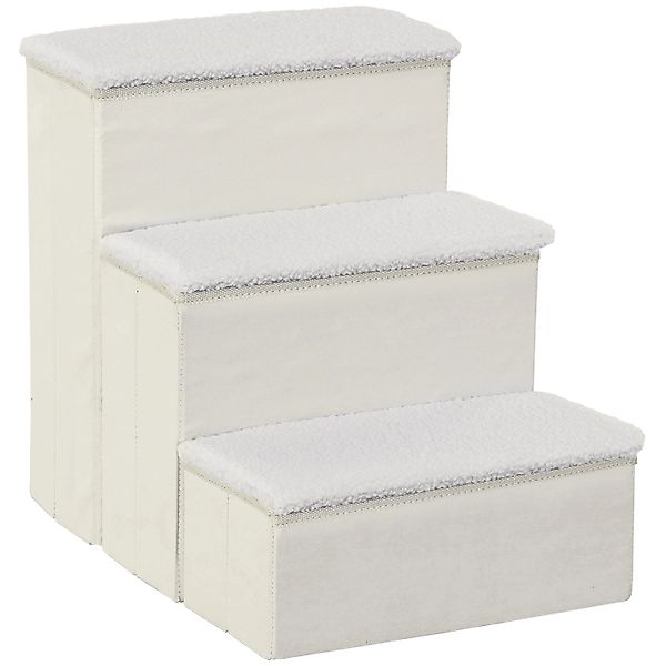 PawHut Haustiertreppe 3 Stufen Katzentreppe Hundetreppe (Haustierleiter, 1- günstig online kaufen