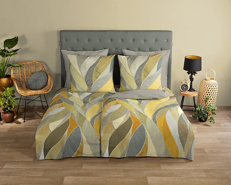 good morning Wendebettwäsche "Yellowst" 2 Stk. tlg. 100% Baumwolle, Renforc günstig online kaufen