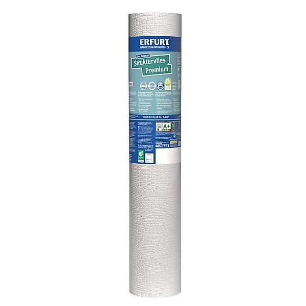 Erfurt Strukturvlies Premium 507 Weiß 10,05 m x 0,53 m günstig online kaufen